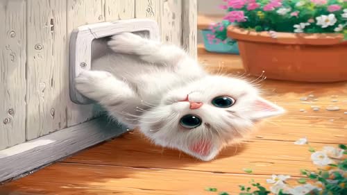 Puzzle de gato imposible de 1000 piezas para tardes de entretenimiento en familia
