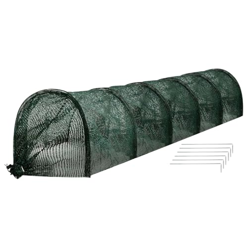 Filet de Protection pour Plate-Bande surélevée - avec arceaux de Jardin, Serre, Filet de Protection pour Fleurs, Fruits, concombres, tomates, Piment, Fraises