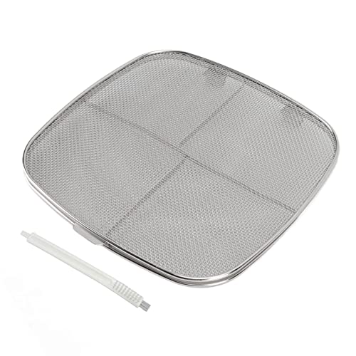Protector Contra Salpicaduras De Freidora Protector Contra Salpicaduras Para Sartén Protector Contra Salpicaduras De Freidora De Acero Inoxidable Protector Contra Salpicaduras Grasa Para Cocina Cas