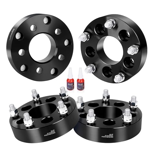 5x4.5 to 5x5.5 Wheel Adapters Change Bolt Pattern 1.5 Inch Conversion 5x114.3 to 5x139.7 Wheel Adapters Spacers 73mm hub core with 1/2 Studs for Wrangler Cherokee Libetry Explorer Ranger Edge