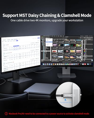 Image of Silkland USB C to DisplayPort 1.4 Cable, 8K@60Hz 4K@144Hz, 16.5FT