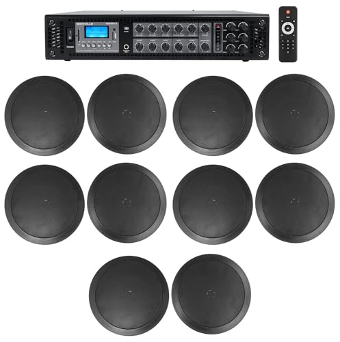 Rockville 6-Zone Amplifier+(10) 6.5