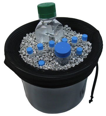 Chemglass CLS-2997-001 Series CLS-2997 Chill Bucket with Bead, Bead Bag and (2) Chill Packs