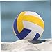 Kisangel Soft Indoor Volleyball for Training Comfortable Grip for Beginners Advanced Players for Indoor Practice Sessions Vibrant Colors for Enhanced Visibility