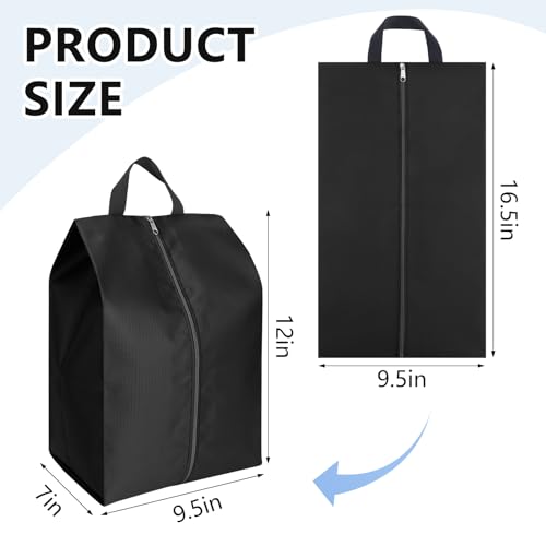 Shoe Bags for Travel, 6 Pack Large Oxford Fabric Portable Travel Shoe Bag with Zip for Storage and Packing Vacation Essentials2