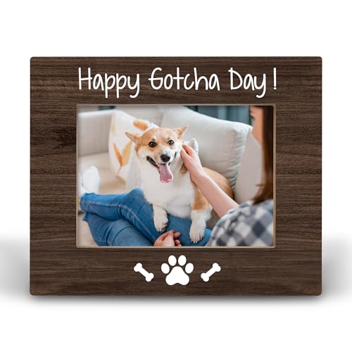 Dog Adoption Gifts: 8x10 Picture Frames - Happy Gotcha Day, Dog L...