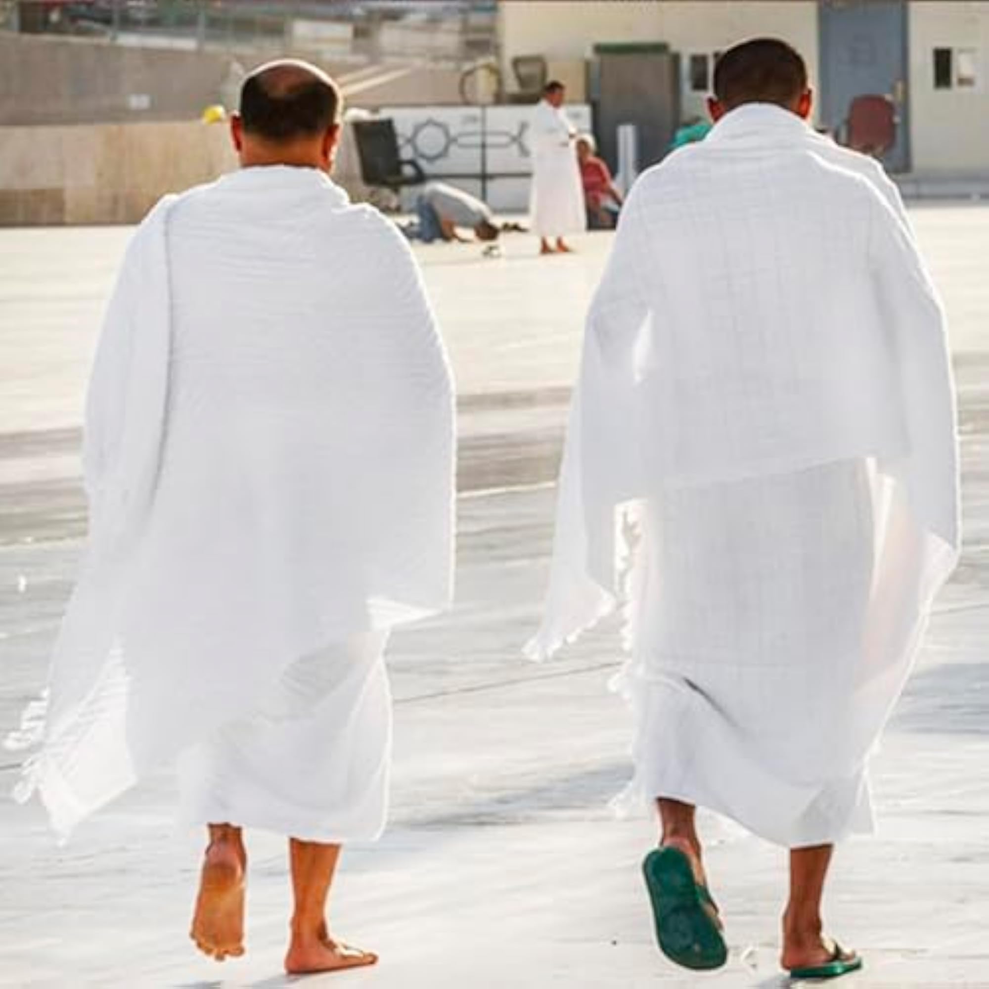 Islamic Men's Ihram Cotton Ahram for Umrah Haji