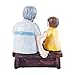 Brizoria Father and Son Bench Resin Statue, Intimate Father-Son Bond Figurine, Collectible Character Sculpture Decor, Family Figure Ornament