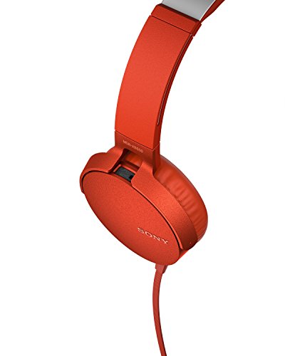Sony MDR-XB550AP Hoofdtelefoon bedraad (Extrabass, Headset Met Microfoon) Rood - Afbeelding 8