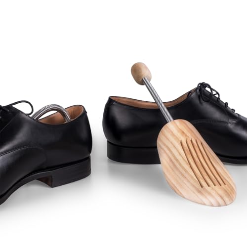 Blumtal® Schuhspanner für Damen und Herren aus Echtholz im 2er Set - Knickschutz Schuhe - Schuhstrecker Kiefernholz - Schuhspanner Herren - Schuspanner Damen - Shoe Tree- Schuhstrecker - Gr. 42-43