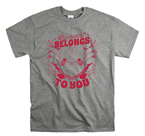 T-shirt My Heart Belongs to You L : style décontracté homme femme