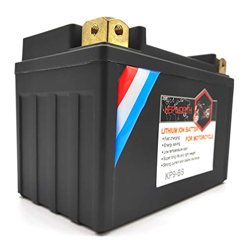 Amazon | KP9-BS LiFePO4オートバイバッテリーリン酸リチウムイオン