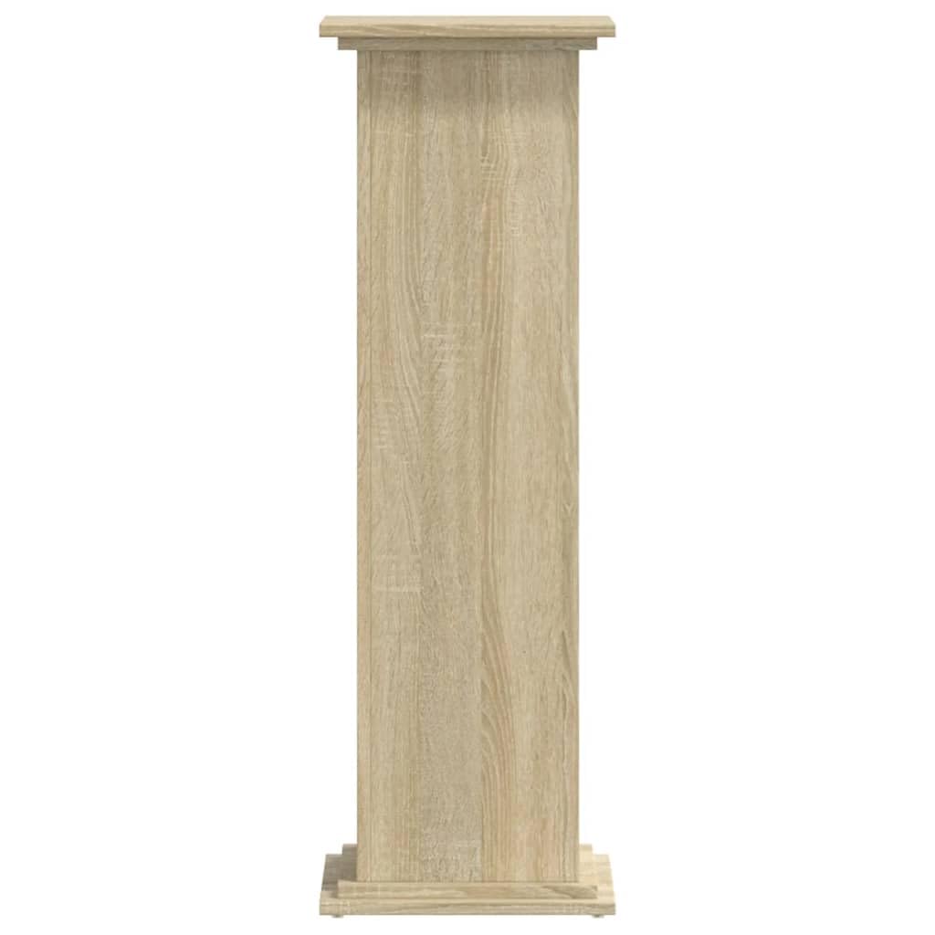 Hothingwell Stojak na rośliny Chene Sonoma 33x33x100cm Drewno Ingenierie