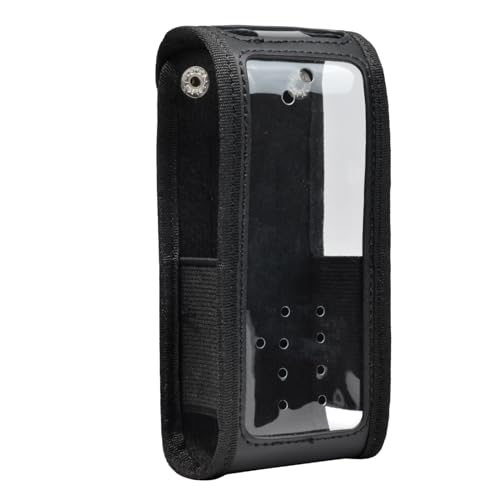 UAYESOK Funda para Walkie Talkie para cinturón de piel para Sepura STP8000 STP9000 STP9100 STP9200 (Tetra) Radio portátil