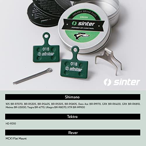 SINTER Premium brake pads for Shimano K02S, K03S, K04S resin, bicycle brake pads K type - Image 2