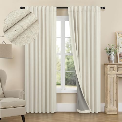 Darkening Curtains for Bedroom 72 Inch Length 2 Panels Coastal