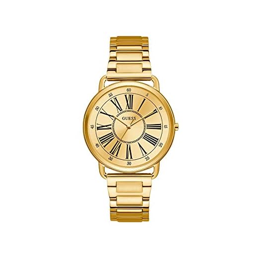 Guess Reloj Analógico para Mujeres de Cuarzo con Correa en Acero Inoxidable W1149L2