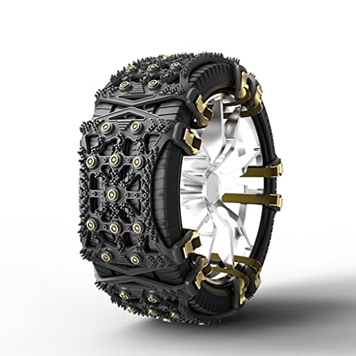 Cadenas de nieve ajustables de 165-275 mm para solucionar pérdidas de tracción en invierno
