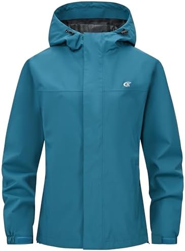 Huayuzh Softshelljacke für Damen Wasserdicht Atmungsaktiv Übergangsjacke Windjacke Regenjacke Wanderjacke Laufen Wandern