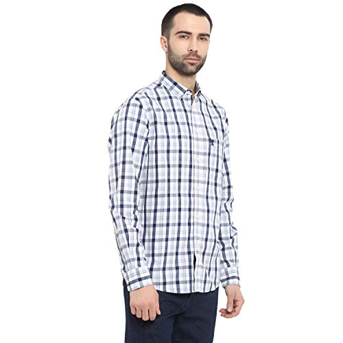 Image of Red Tape Men's Checkered Regular Fit Casual Shirt