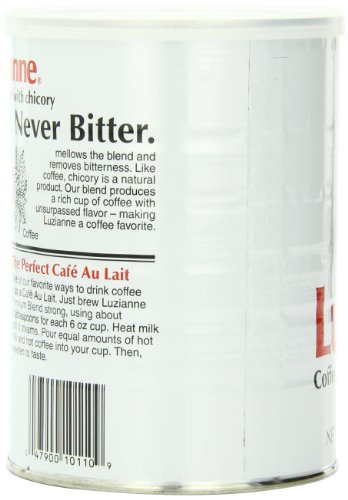 Luzianne Premium Blend Ground Coffee & Chicory, 16 Ounce Canister (Pack Of 3) #TOP3