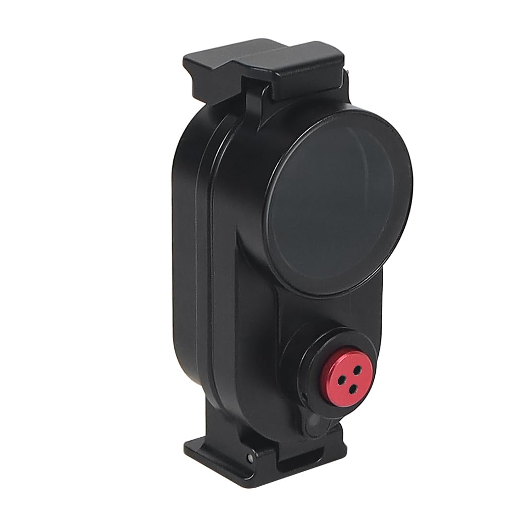 NovelGoal Aluminum Alloy Waterproof Housing Case Compatible with Insta360 GO3 GO3S 80meters Underwater Diving Housing Protective Cage Camera Shell (Basic Version)