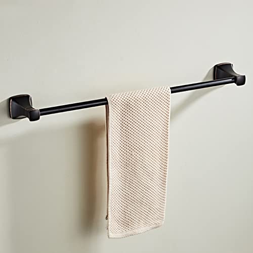 Porte-serviettes de bain antique en laiton avec fixation murale