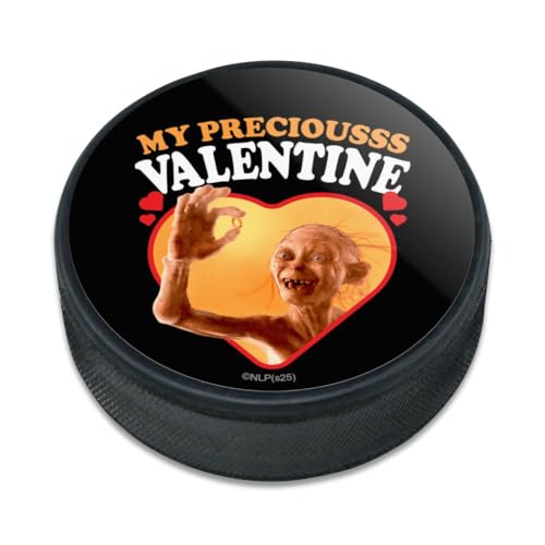 Lord of the Rings Gollum My Precious Valentine Ice Hockey Puck