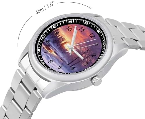 Minimalist Stainless Steel Band Watch for Man, Business Wristwatch - 1