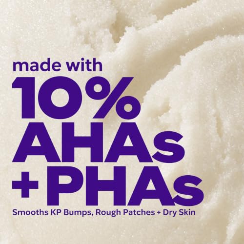 Image of DERMAdoctor KP Bump Eraser Body Scrub with 10% AHAs + PHAs for Keratosis Pilaris, Dry, Rough, and Bumpy Skin, Dermatologist Formulated Exfoliating Body Scrub with Glycolic and Lactic acids - 8 Fl oz