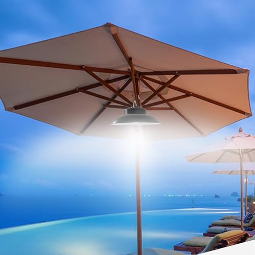 pendant lamp - Seamless Brightness, Solar Wall Lights, Security Lamp Pendant Light | Dimmable Lighting Solar Powered, Outdoor Work Lights, Adjustable Brightness,for Indoor & Outdoor Use – Image 3