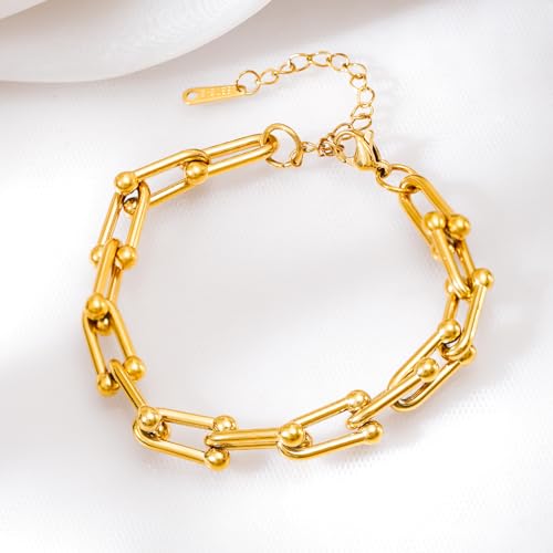 Image of Rubans Demi Fine Stainless Steel Bracelet Waterproof Gift for Women & Girls