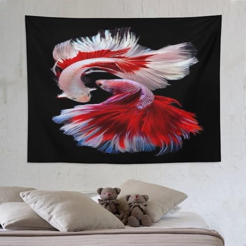 Tapisserie poisson imprimé 3D pour transformer l'ambiance d'un dortoir ou d'une chambre à coucher