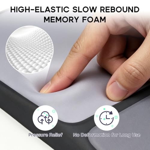 Ergonomic Mouse Pad with Wrist Rest, 8°Slope Design Memory Foam Support by Yamjug - Used condition - Image 4