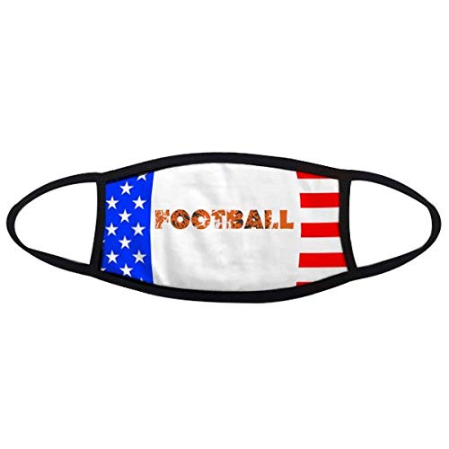 Masque de football anti-poussière contre le pollen motif étoiles orange