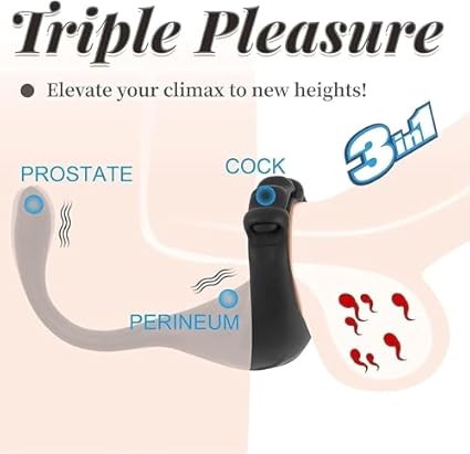 Masajeadores Próstḁtě Mâsturbâdőr Hőmbrě Ělěctricő Remoto víbrādór Plug Añàlẹs 3in1 10 frecuencias Pụnto Ġ y Clîtoriś, Buțt Plúg Ánál Vibrâdőrěs Juguětěs Ěróticős pőrťåЬḷě Ānillo pêṋé Víbràdør-pg898