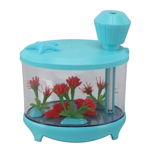 Humidificador micro paisaje mini ultrasónico USB azul miniatura 6