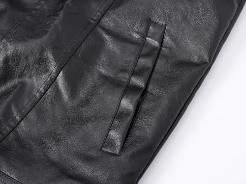 Image of Men's Zipper PU Faux Leather Sleeveless Waistcoat Motorcycle Biker Vest Jacket