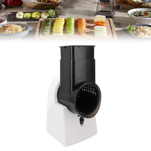 TOPINCN Electric Vegetable Cutting Machine, Electric Slicer Shredder, 150W Cheese Grater Salad Maker, Shredder for Kitchen Gadgets, for Vegetables, Cheeses and Nuts - Image 3