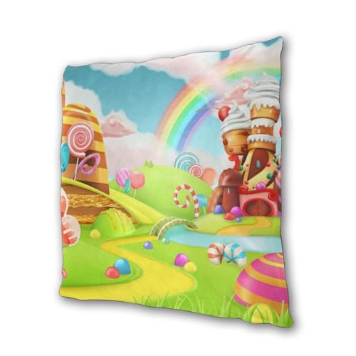 Taies d'oreiller carrées Candy Land protège-oreiller lit x2 - 5