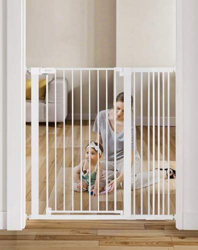 COMOMY 42-Inch Extra Tall Pressure Mount Gate