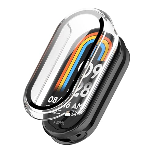 Coque de protection antichoc pour Mi Band 9 anti-rayures avec verre de protection écran