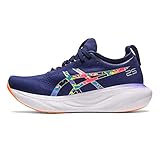Sportschuhe ASICS Damen Gel-Nimbus 25 LITE-Show Sneaker, Black Electric Red, 36 EU