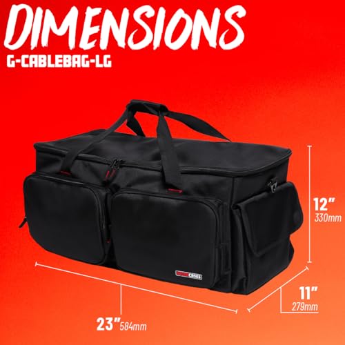 Gator Cases Cable & Accessory Organization Gig Bag; Large | 23 x 12 x 11” (G-CABLEBAG-LG)