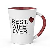 Valentines Gifts For Her - Anniversary Gifts For Her - Best Wife Ever - Valentines Day Mug - Gifts For Wife