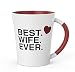 Valentines Gifts For Her - Anniversary Gifts For Her - Best Wife Ever - Valentines Day Mug - Gifts For Wife