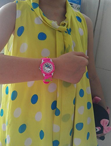 Image of Jewtme Cute Toddler Children Kids Watches Ages 3-8 Analog Time Teacher 3D Silicone Band Cartoon Watch for Little Girls Boys