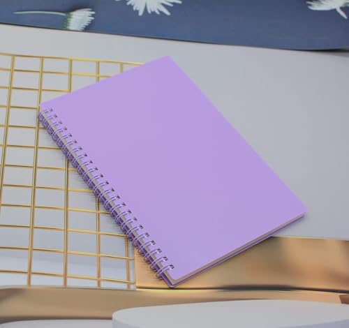 Cahier à spirale A5 avec couverture plastique pour protéger vos écrits