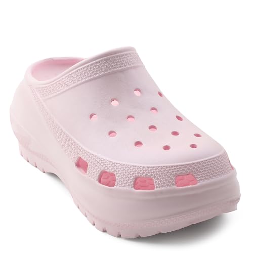 Image of Liberty A-HA Pink & White Clogs for Women - EVA Slip-On, Comfort
