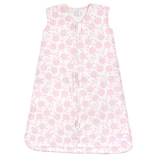 Image of Touched by Nature Unisex Baby Organic Cotton Sleeveless Wearable Sleeping Bag, Sack, Blanket, Floral Shadow, 12-18 Months